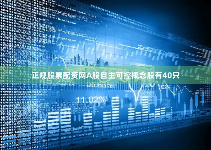 正规股票配资网A股自主可控概念股有40只