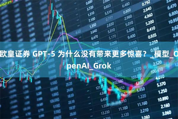 欧皇证券 GPT-5 为什么没有带来更多惊喜？_模型_OpenAI_Grok